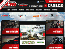 Tablet Screenshot of clintoncountymotorsports.com